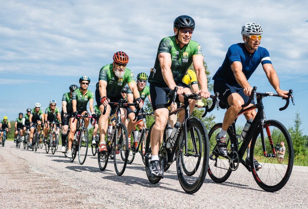 Cyclists raise money for wetland conservation at Canada Life Ride to the Lake.