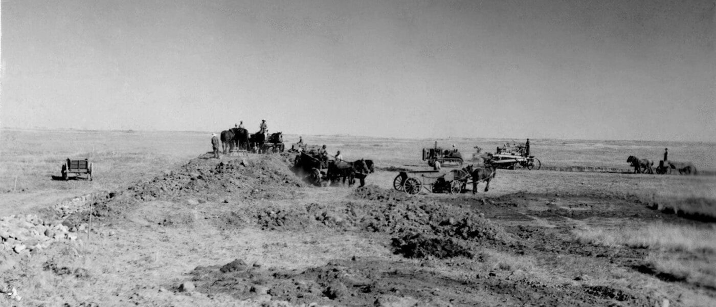 Projet du lac Plover en 1940