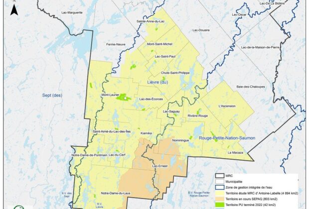 Une collaboration prometteuse prend forme entre Canards Illimités Canada etla MRC d’Antoine-Labelle pour cartographier des milieux humides