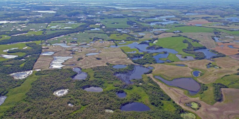 Région des fondrières des Prairies