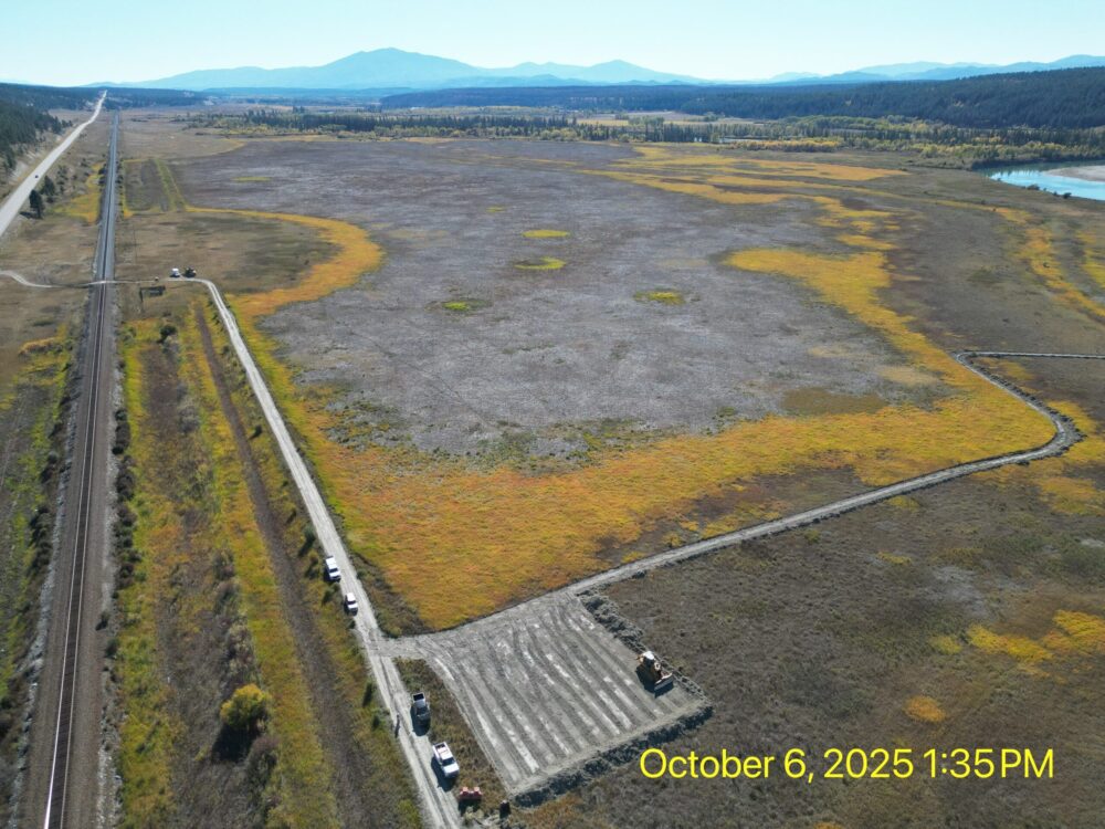 La plaine inondable de North Bummers Flats sera de nouveau connectée à la rivière Kootenay