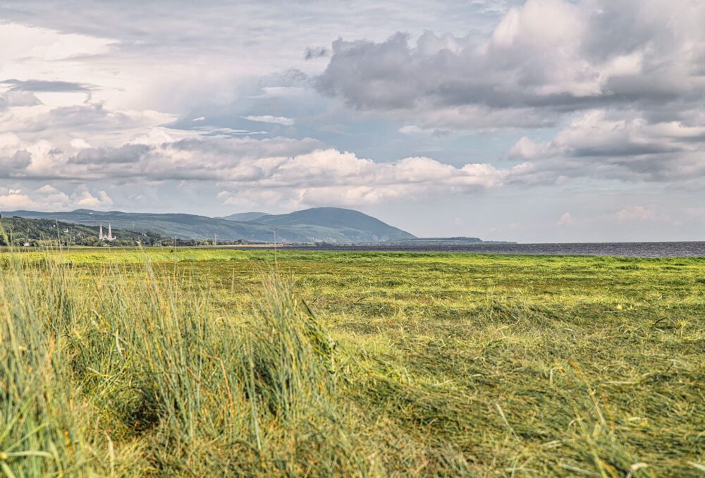 Les battures de la Côte-de-Beaupré près de Québec.